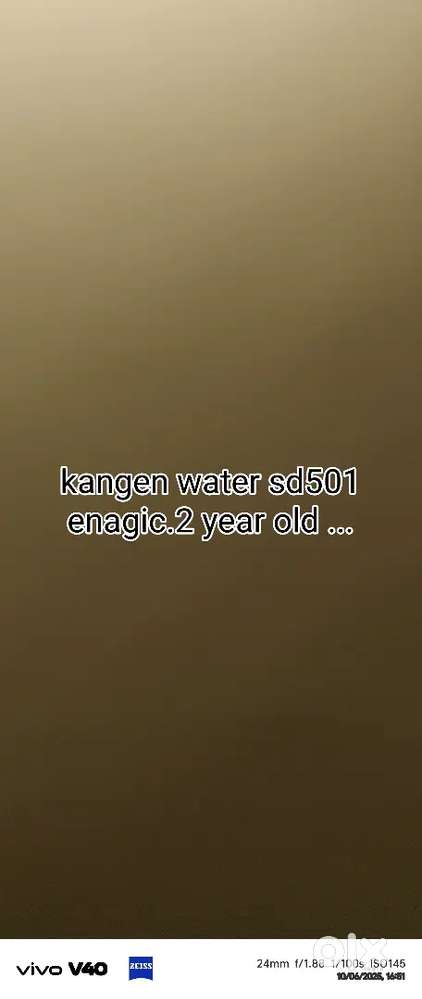 Enagic sd501 ..2 year old .news condition and . company record service