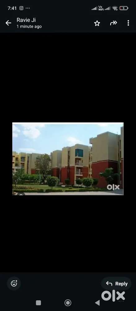 3 bhk flat good society covered campus..