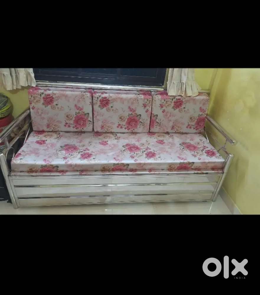 Staniless Steel Sofa cum bed(Negotiable)