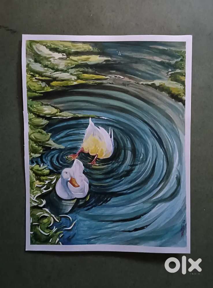 'In search of food' ( watercolor)