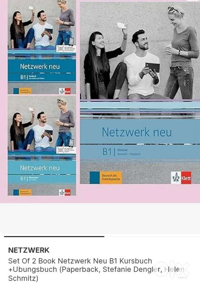 B1 course book german 2 books