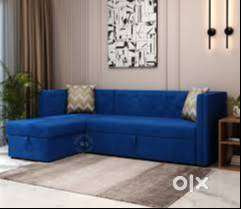 Saturday offer buy new sofa 8490, L size sofa 13990/- EMI on bank
