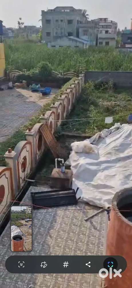 Fully maintained plot with building for sale