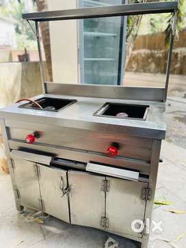 Commercial steel gas burner