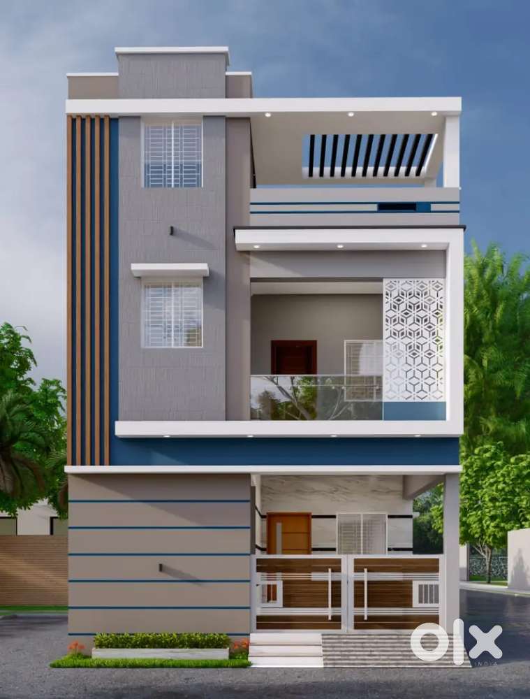 3bhk customized villa sale @ # mannivakkam koot road# naer#