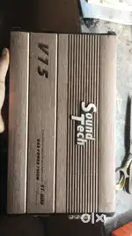 Sound tech 4ch mosfet high power amplifier & Woofer with box