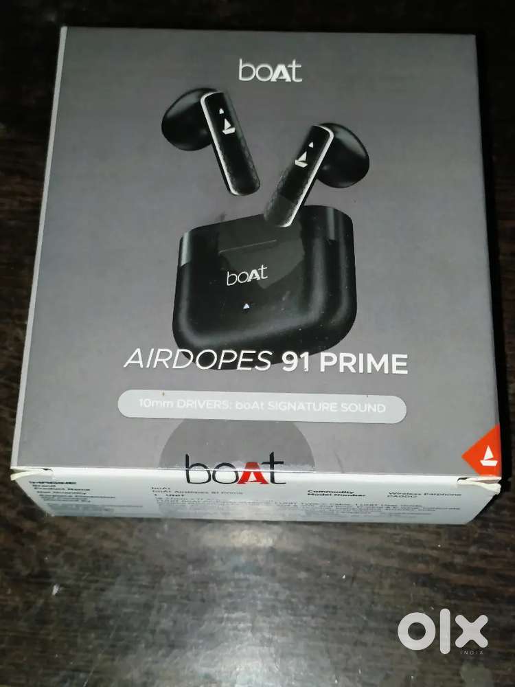 boAt Airdopes 91 Prime – Brand New, Sealed Pack