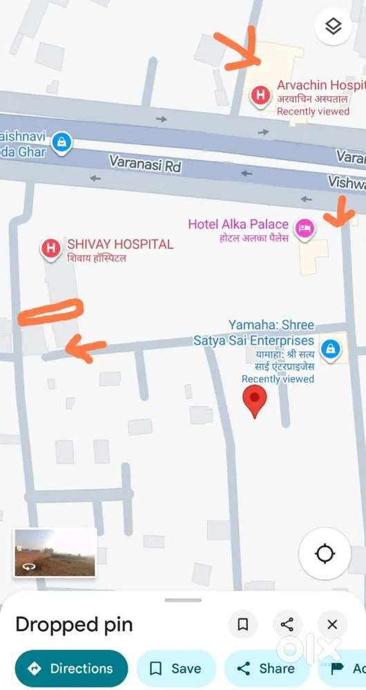अरवाचिन हॉस्पिटल के सामने, NH से दूसरा प्लॉट, अखरी चौराहा, वाराणसी