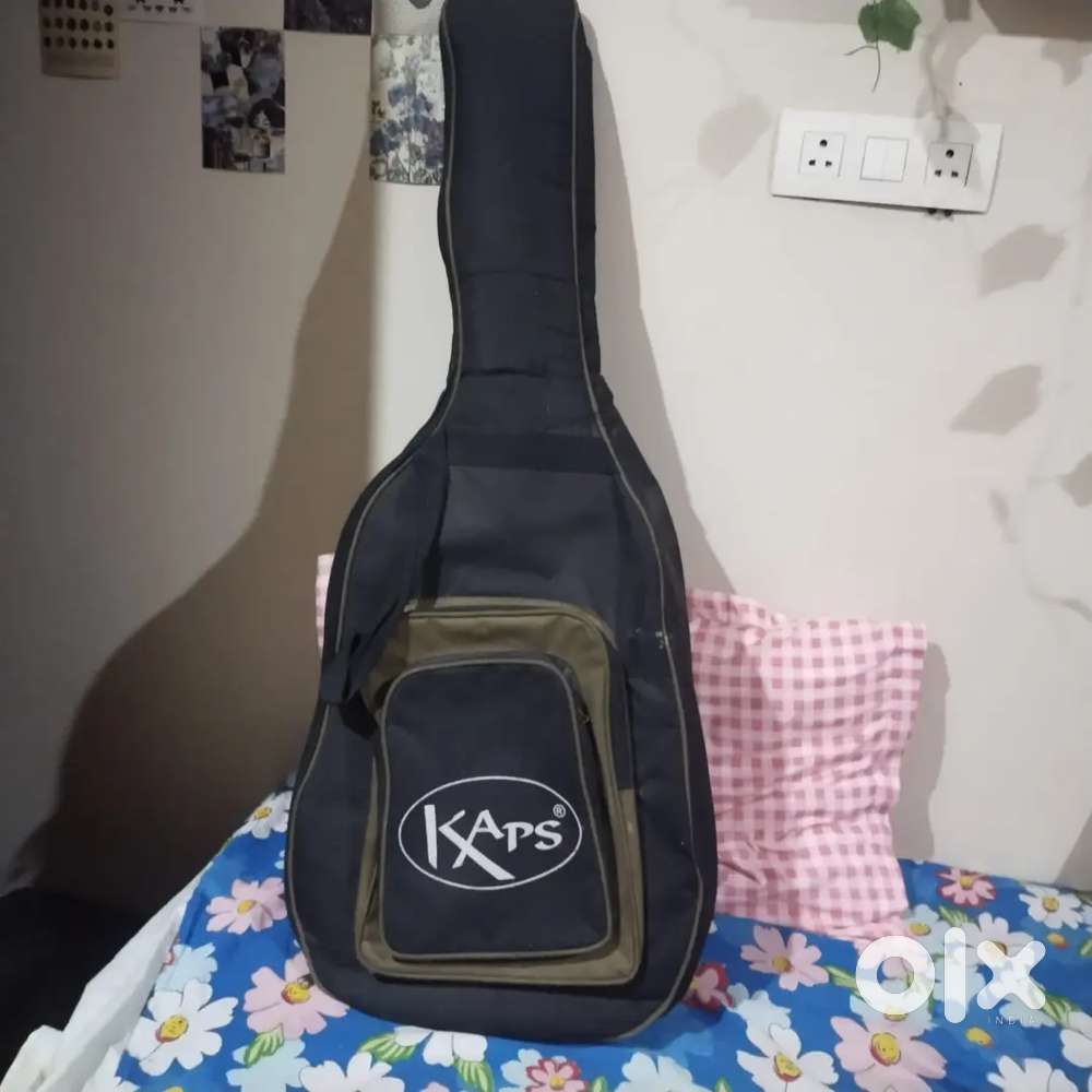 Black KAPS 6- String Cutaway Acoustic Guitar - Excellent Condition