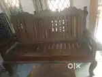 Sofa set n chairs n tea poy for sale