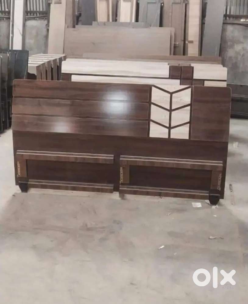 Today special offer buy new double bed with box 6999 EMI Available