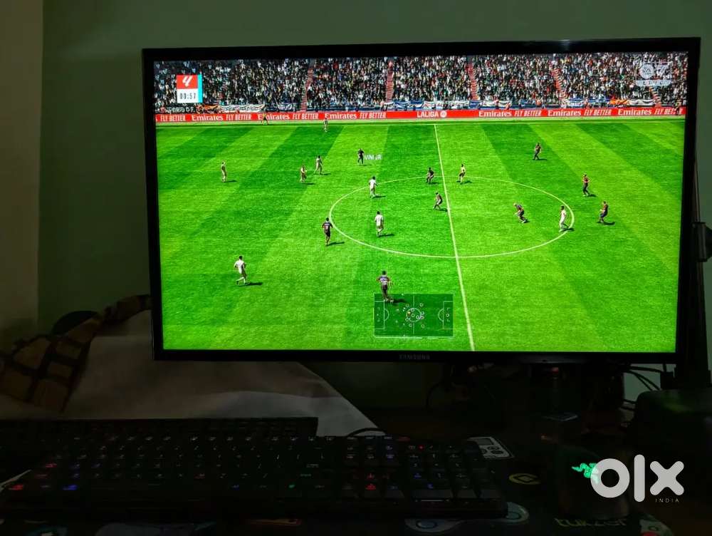 Full Gaming pc with monitor and realme tv stick