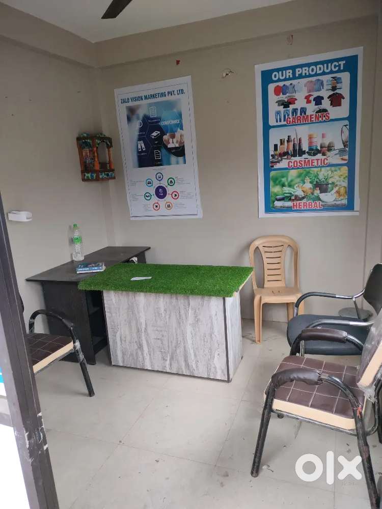 Office available for rent in dewas naka main square front of ibus.