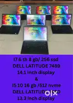 I7 & i5 Dell latitude series is available