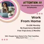 Home from work
