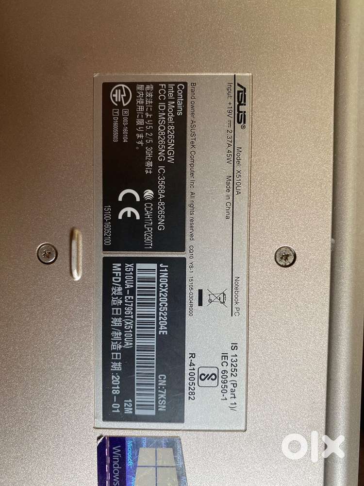 Asus vivobook 15 series laptop