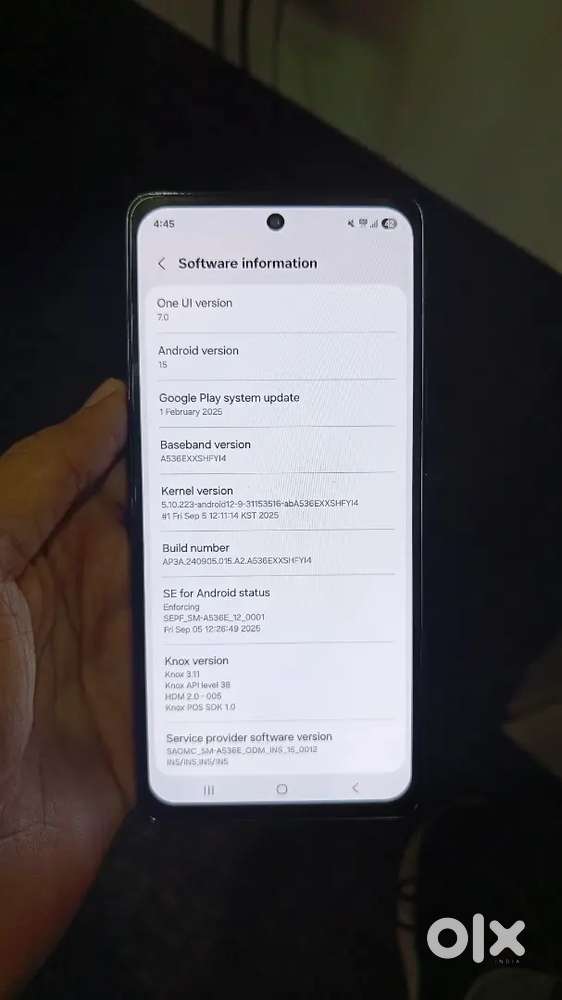 Samsung a53 5g (8+8gb 128gb) display changed, EXCHANGE AVAILABLE.