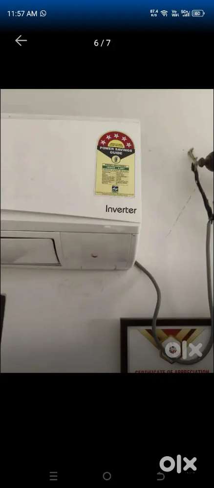 Marq 1.5 ton 5 star ac 2022 model (100 cm length)