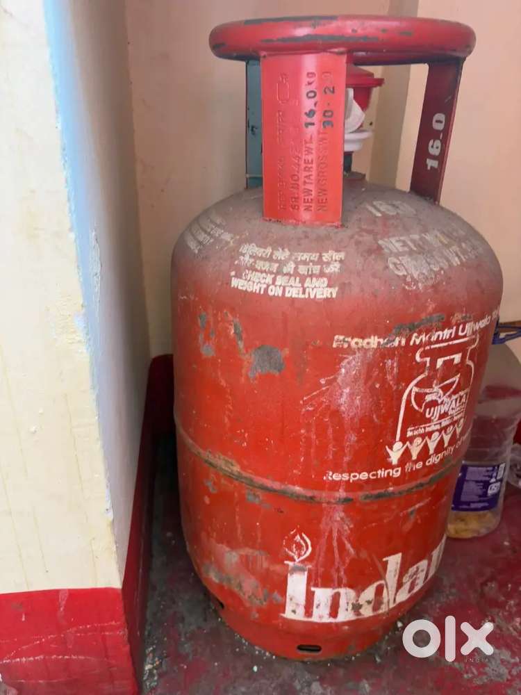 Gas half filled  1 month used