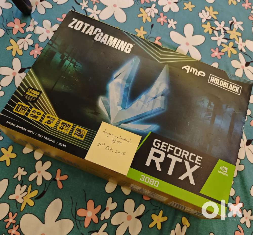 Zotac Nvidia RTX 3080 AMP HOLO BLACK Graphics Card