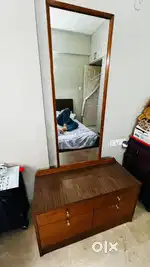 Modern Teakwood Dressing Table w/stool (NEGOTIABLE)