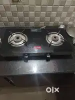 Prestige Toughened glass 2 burner Gas stove