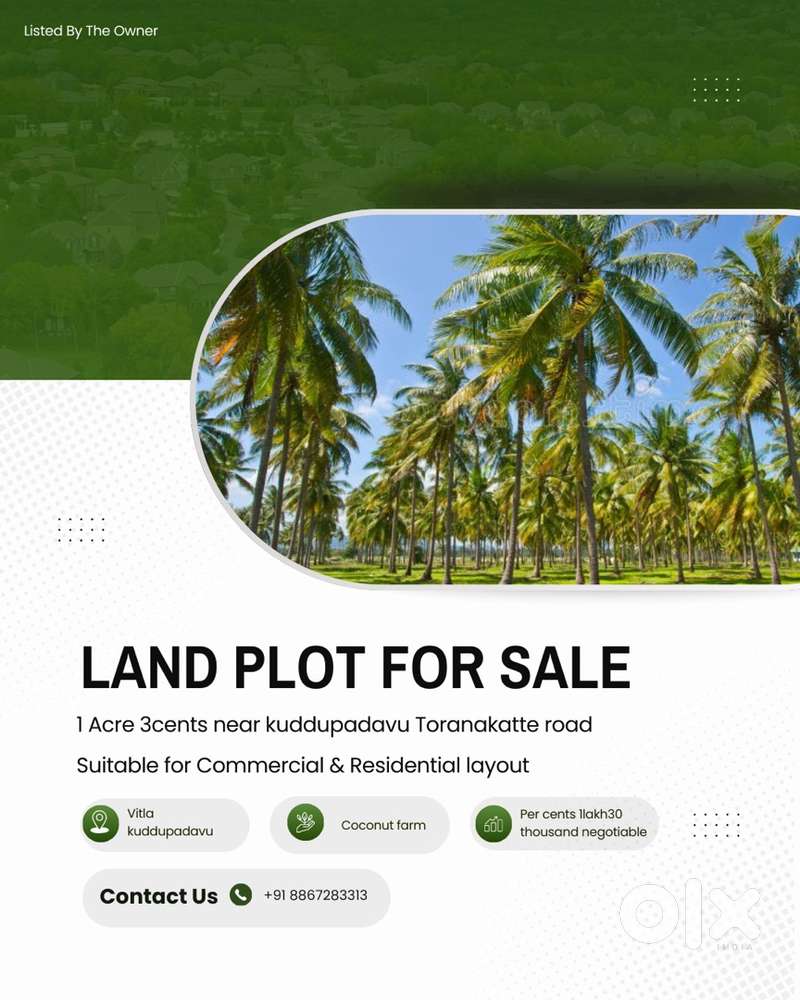 Vitla kuddupadavu site for sale