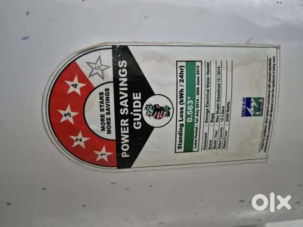 Bajaj Geyser working condition