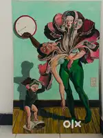 Paintings with acrylic