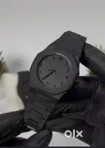 Arabic aura polycarbon matt black watch  Buy 2 for 850