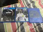 minecraft / mass effect / fifa 18, PS4 used game cds