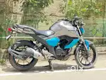 Yamaha FZS, Black with blue strips