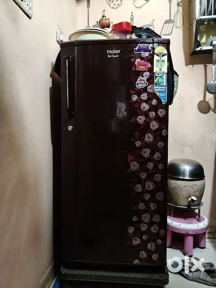 Haier 190L single door fridge rustless in working condition