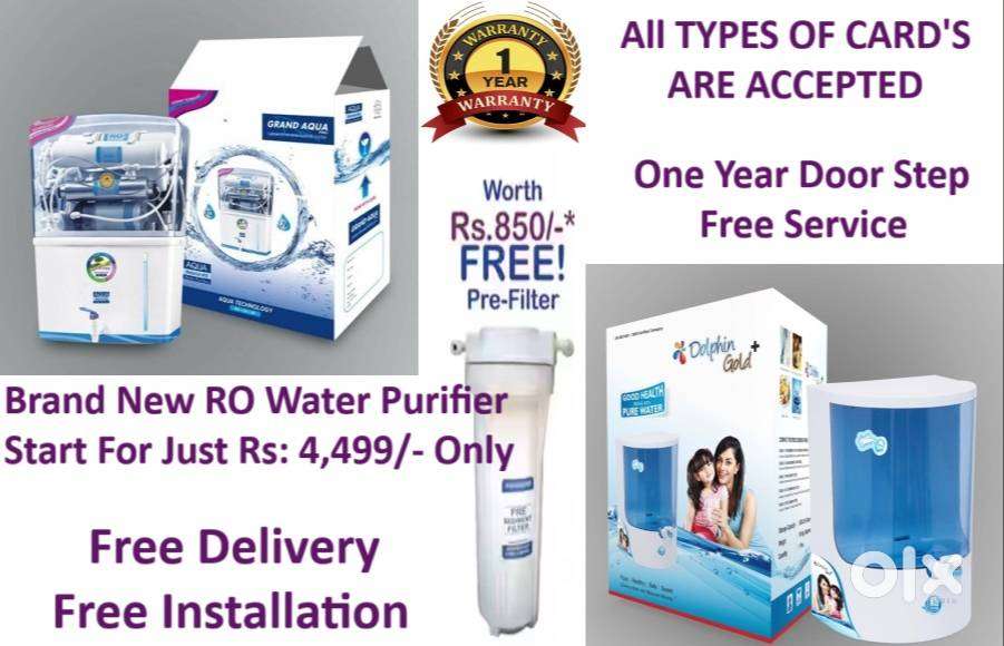 Brand New RO Water Filter/ Purifier Start For Just Rs 4,499 Only