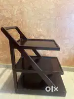 Stylish Wooden 3-Tier Trolley | Lightly Used | For Sale