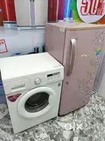 Lg fridge and washing machine front load combo