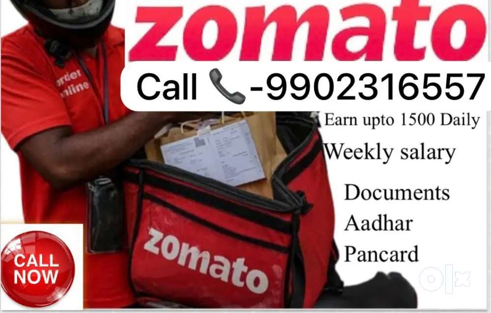 Zomato food delivery job full time Or part time