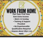 Work from home for student, housewife and job persons