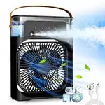 Mini water spray cooler fan, for travel office or house temple fan