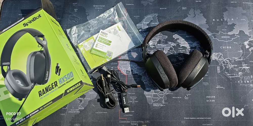 Spinbot Gaming Headset Wireless , RGB Mousepad , ARGB fans