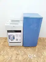 Samsung single door refrigerator and whirlpool top load washingmachine
