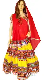 Dandiya costume and jewelry on rent 700