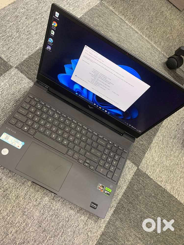Hp Victus Gaming(15inch)Ryzen 7/5th gen/16GB/1TB SSD/RTX 3050 graphics