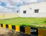East corner plot for sale in Semi Gated venture