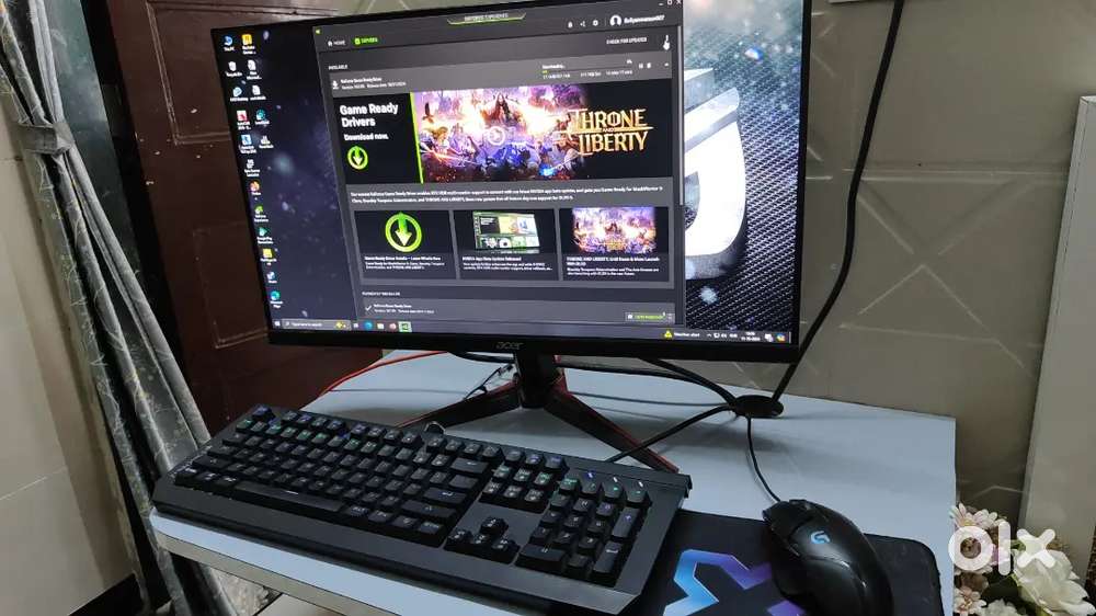 Newly Upgraded Gaming Pc With Monitor..