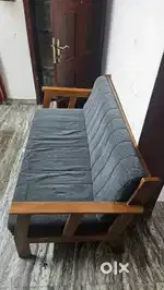 Get Well Maintained Teakwood Sofa 3+1+1 at just 12000