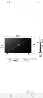 TCL 65 inch qled t