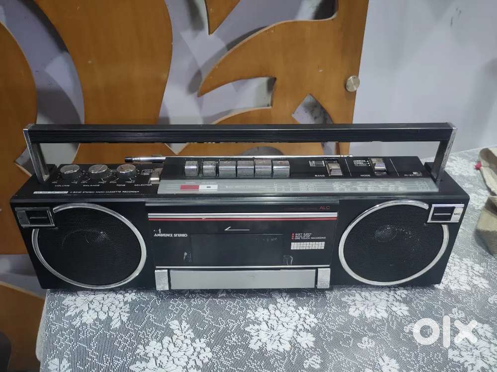 National audio cassette player working condition