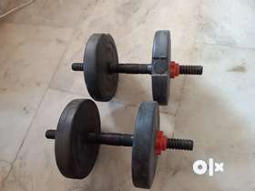 Dumbles with weight plates 2*4=8kg3*4=12kg