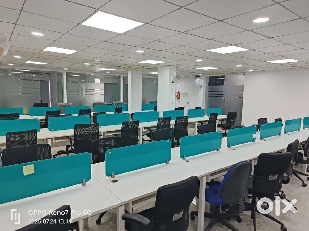 45 workstation commercial office space rent in Madhapur